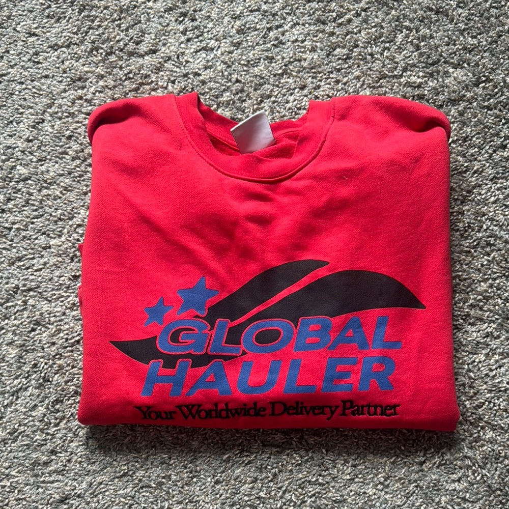 Oversized Zara Red Crew